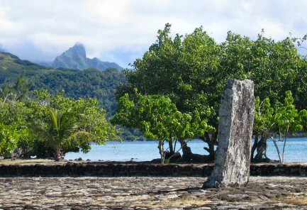 El Marae de Taputatuatea, lugar sagrado de los habitantes de las islas de la polinesia
